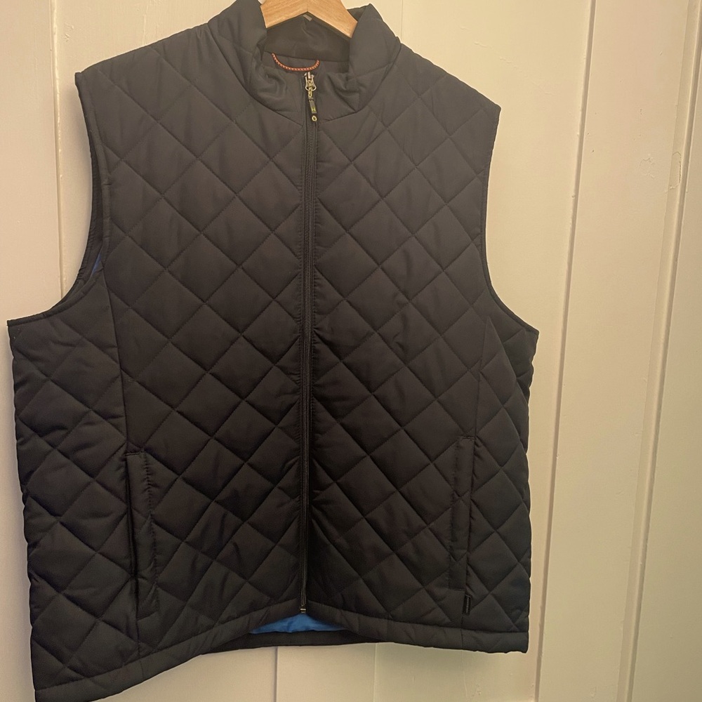 Mens Hawke and Co Mens Diamond Quilted Vest XL